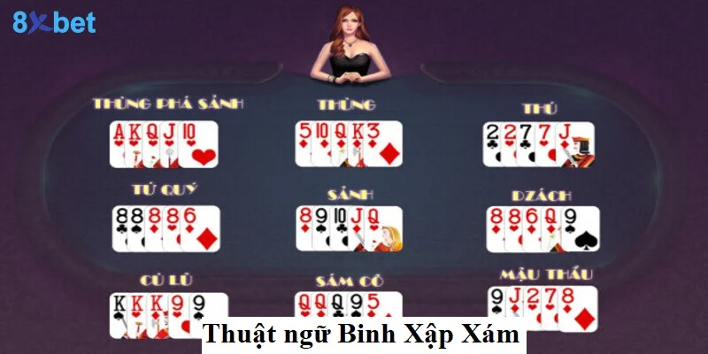 Hướng dẫn chơi Binh Xập Xám 8XBET cho người mới bắt đầu 2 Thuật ngữ gặp khi chơi Binh Xập Xám