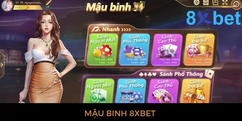 Mậu binh 8xbet: Sòng bài trực tuyến uy tín, thưởng lớn 7 Mậu binh 8xbet
