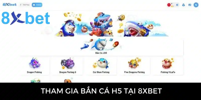 Bắn cá H5 - Game đổi thưởng hấp dẫn nhất mọi thời đại 3 Tìm kiếm tựa game H5 tại trang chủ nhà cái 8xbet