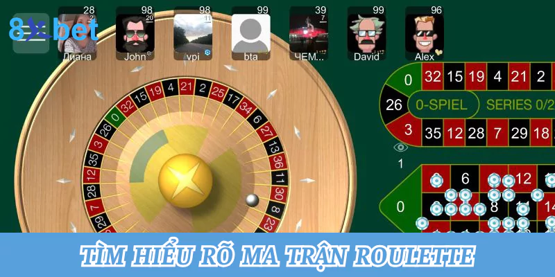 Hướng dẫn cách chơi Roulette đúng chuẩn tại nhà cái 8xbet 4 Tìm hiểu rõ ma trận bàn cược game Roulette