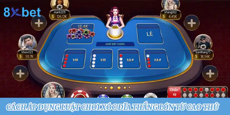 Tìm hiểu luật chơi xóc đĩa hái ra tiền tại cổng game 8xbet 4 Cách áp dụng luật chơi xóc đĩa thắng lớn từ cao thủ